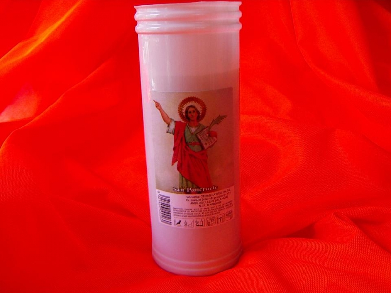 Velón de San Pancracio blanco